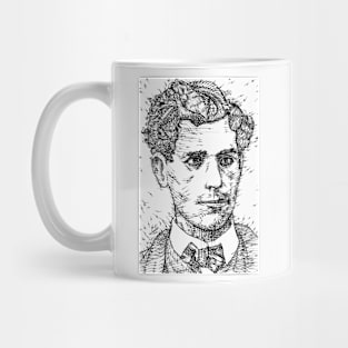 LAUTREAMONT ink portrait Mug